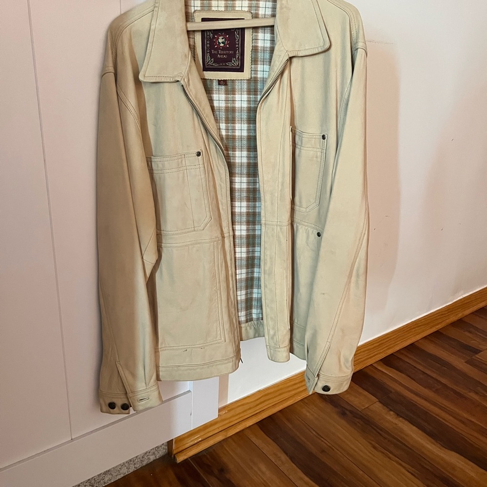 The Territory Ahead Cream Shirt Jacket